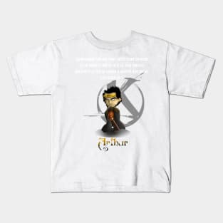 The next time you bring in a bard, I'll open her belly from there to there, take her intestines out, and stick her tongue out to eat the dogs. Is that clear? Kids T-Shirt